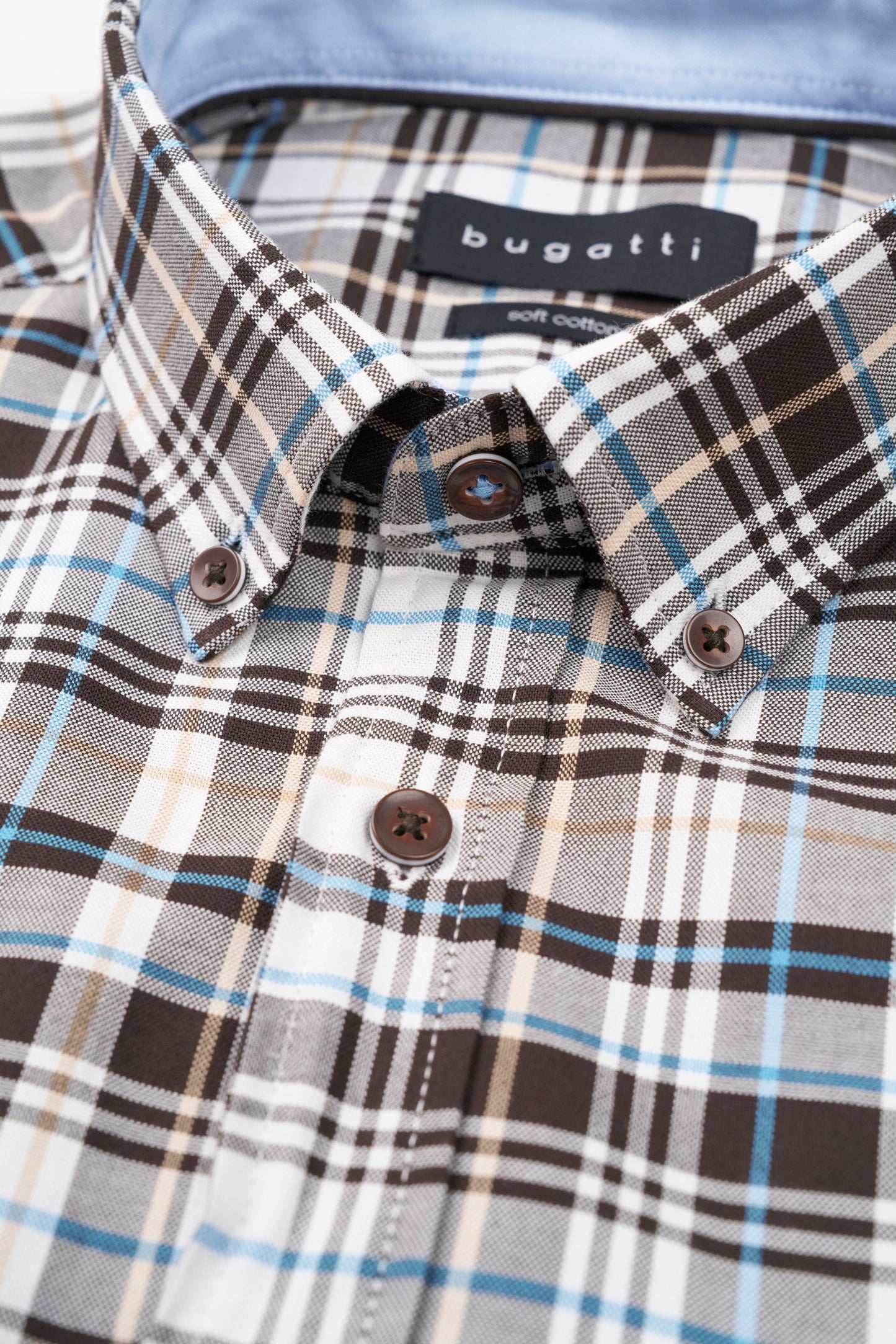 Bugatti Casual Shirt - Brown Check