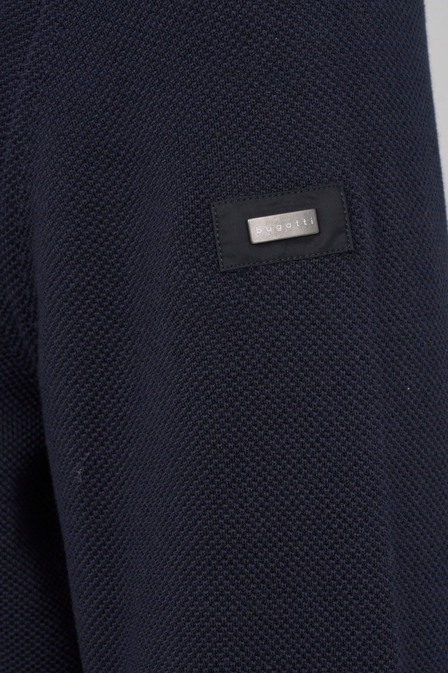 Bugatti Quarter Zip Knitwear - Navy