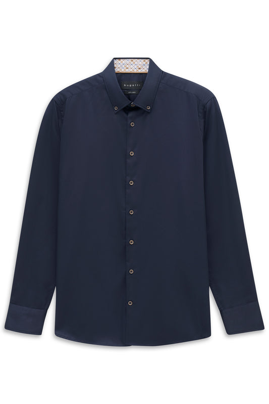 Bugatti Shirt - Plain Navy