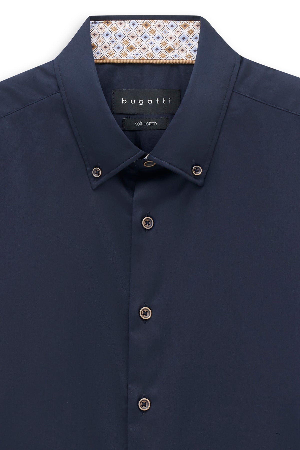 Bugatti Shirt - Plain Navy