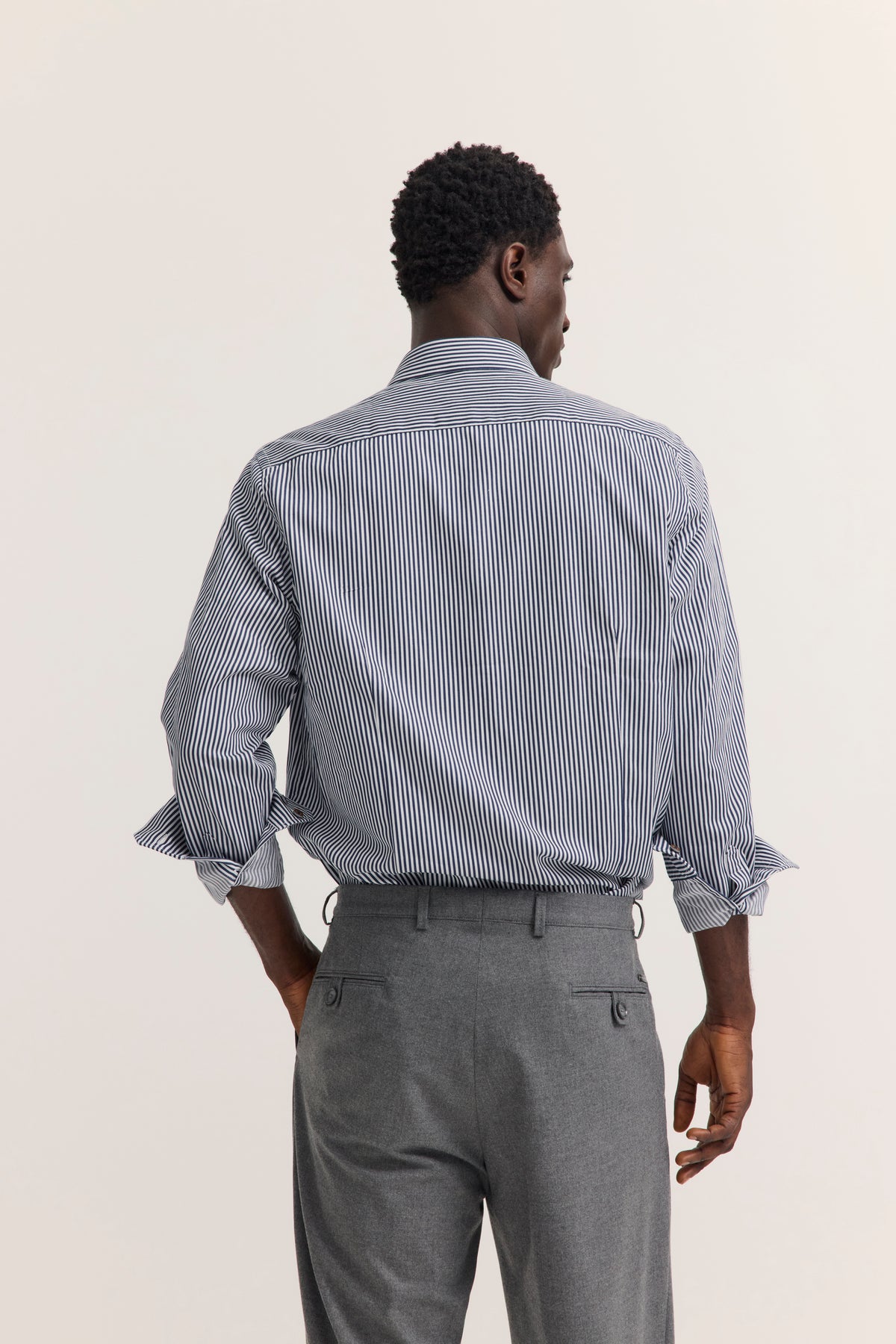 Bugatti Shirt - Navy Stripe