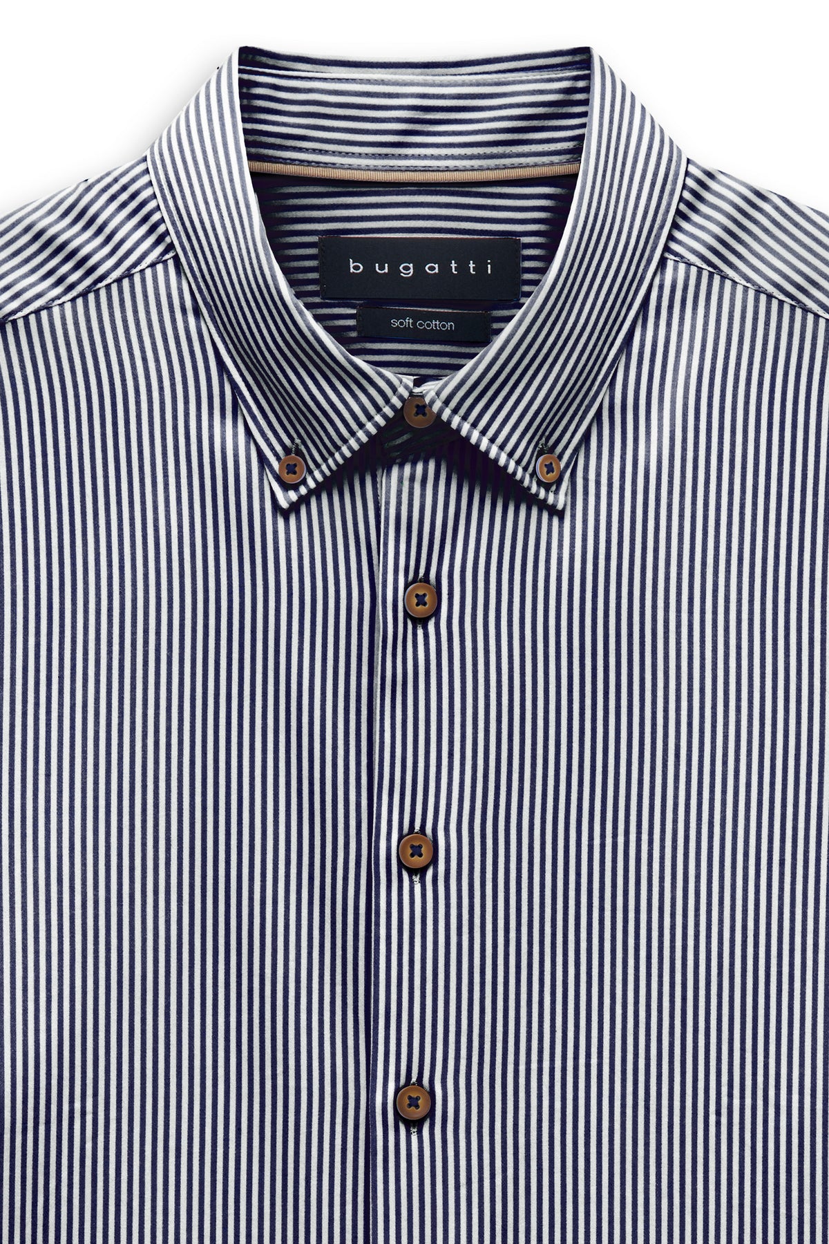 Bugatti Shirt - Navy Stripe