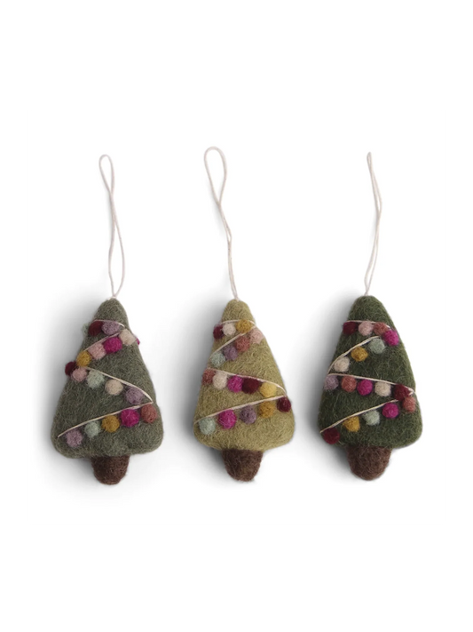 Mini Christmas Trees (Set of 3)