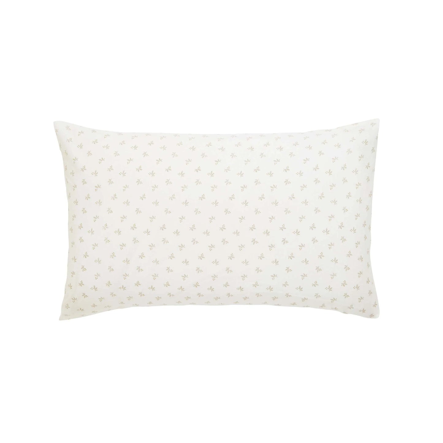 Calico & Chalk Leaf Sprig Cover Set - Linen