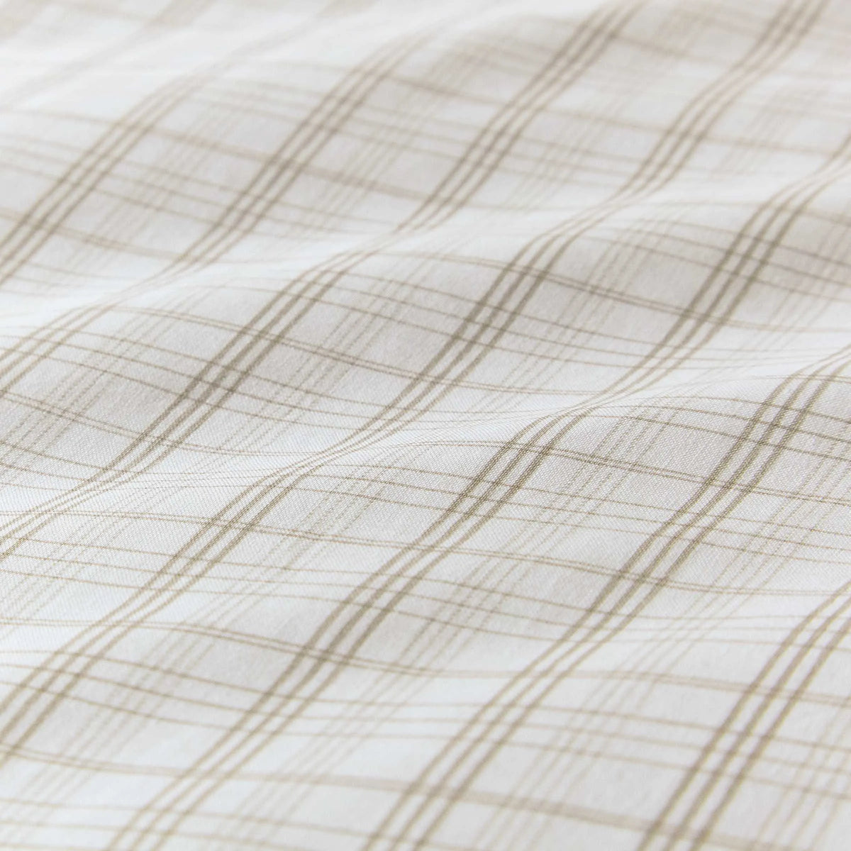 Calico & Chalk Tranquil Check Cover Set - Linen