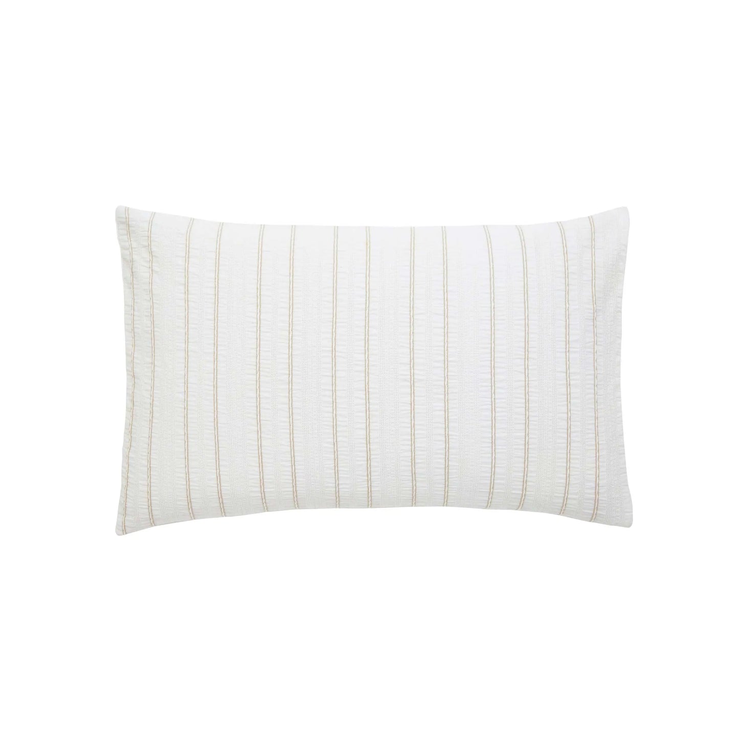 Calico & Chalk Waffle Stripe Cover Set - Linen