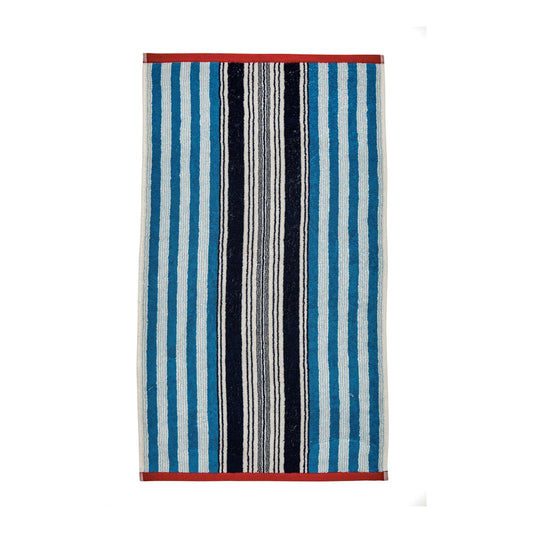 Helena Springfield Long Island Beach House Stripe Towel - Blue/Red