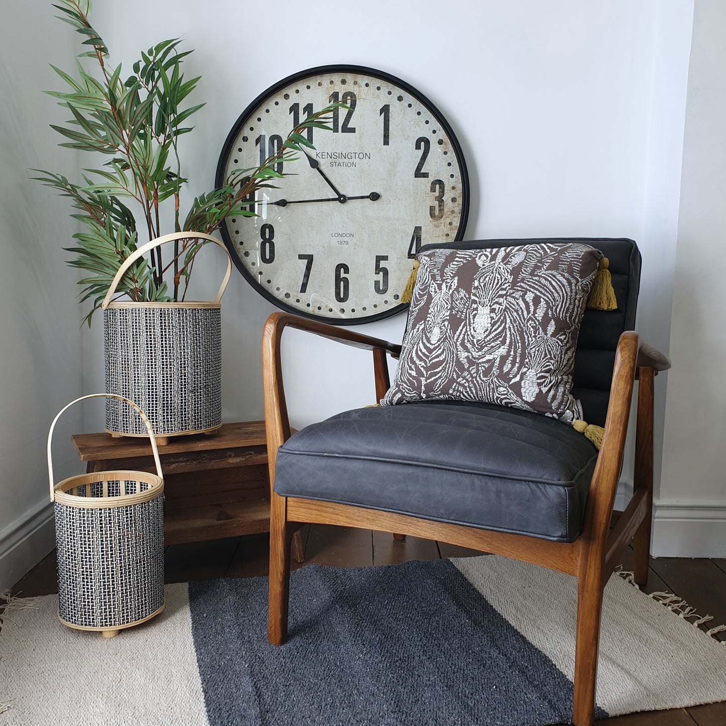 Antique Ebony Armchair