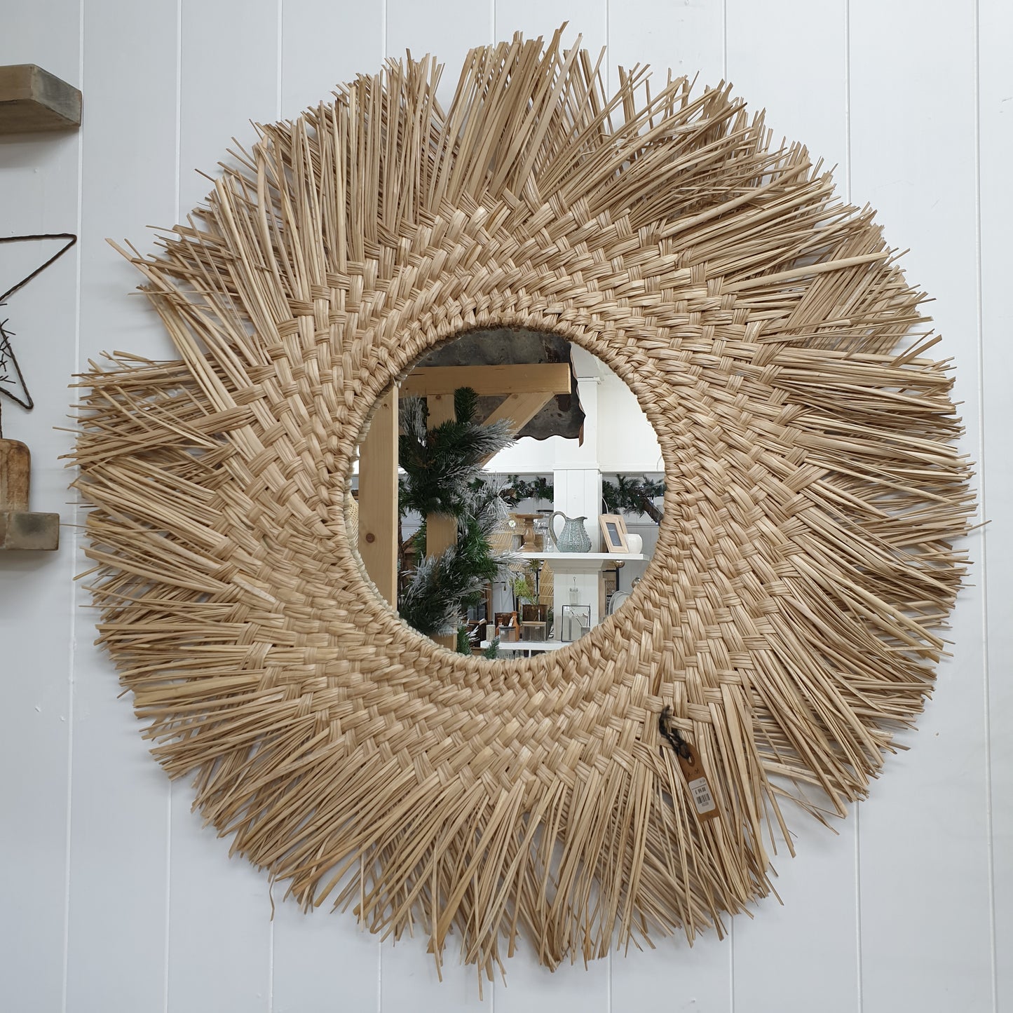 Rattan Woven Mirror