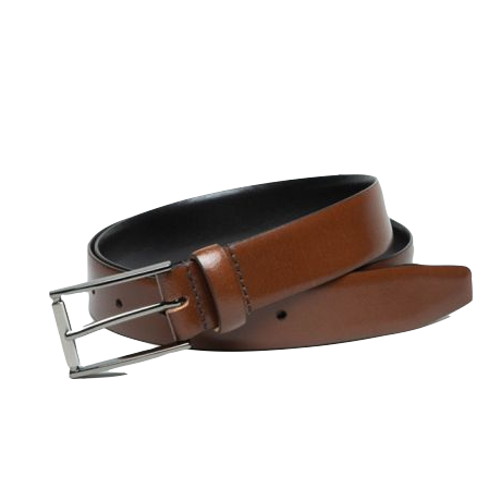 Ibex 30mm Feather Edge Leather Belt - Tan