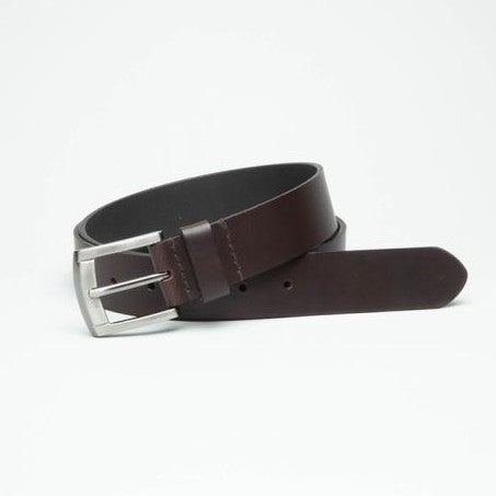 Charles Smith 35mm Harness Leather Belt - Dark Brown