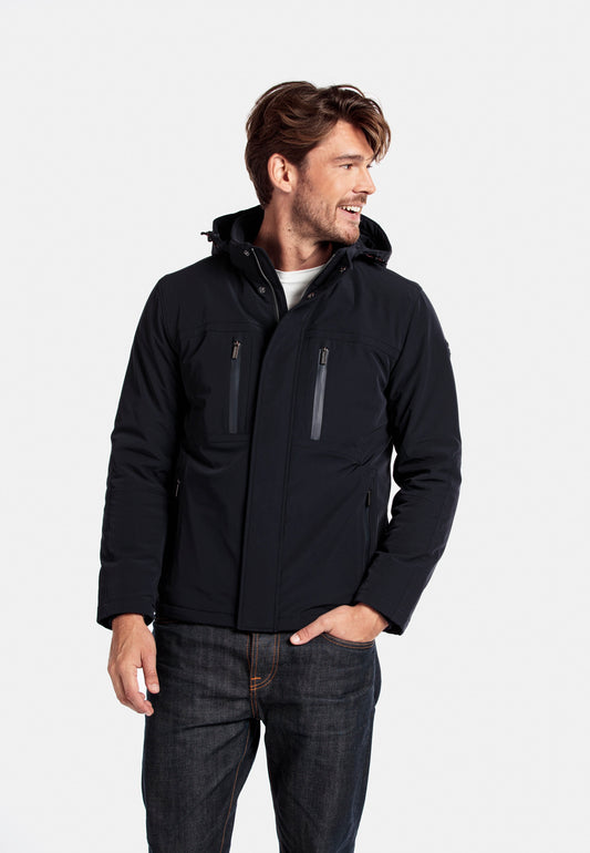 Baileys Navy Hooded Jacket (large only)