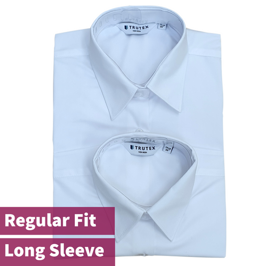 Trutex Long Sleeve Blouses - Regular Fit (twin pack)