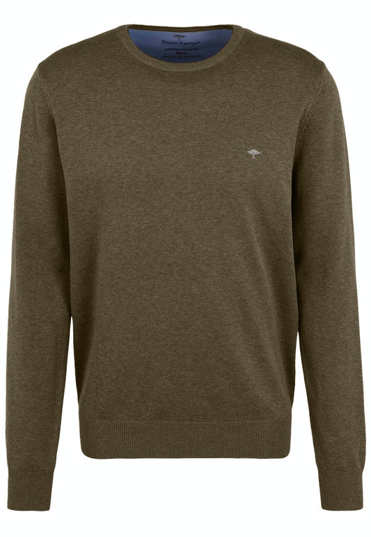 Fynch Hatton Round Neck Knitwear - Meadow
