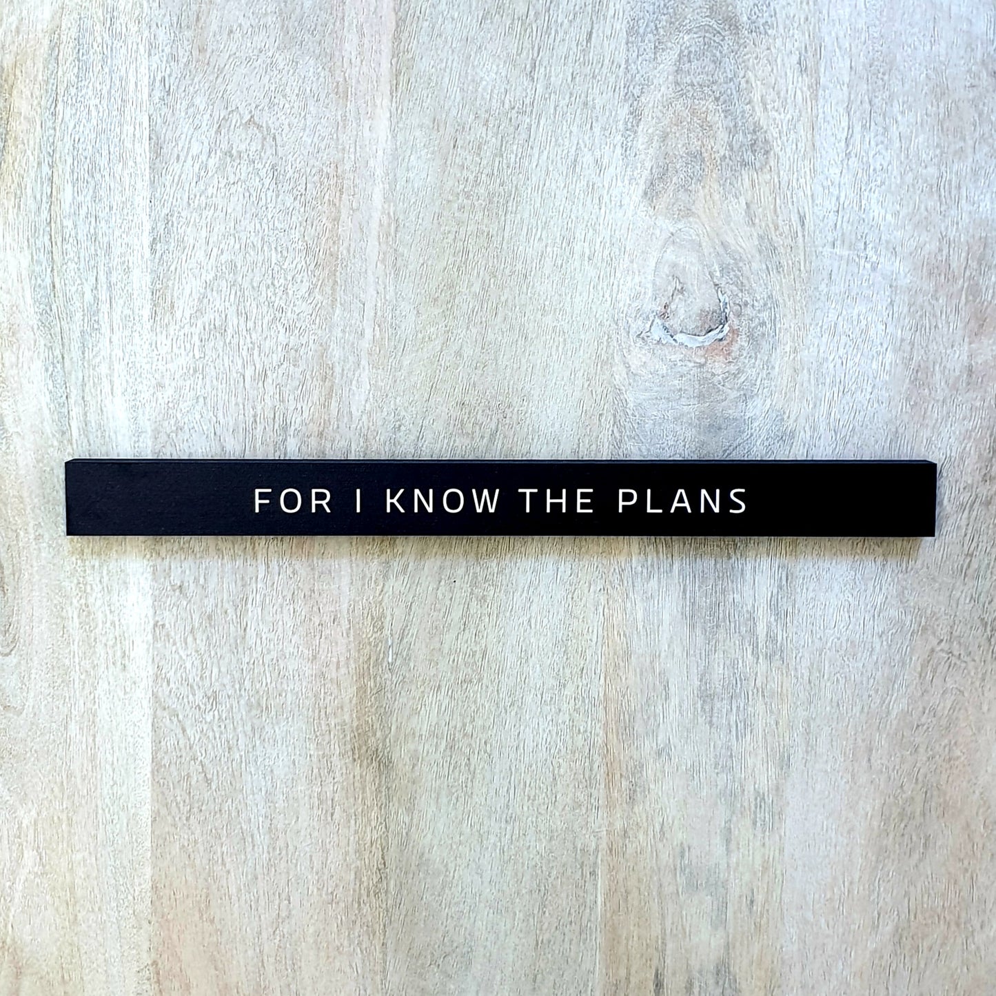 For I Know The Plans