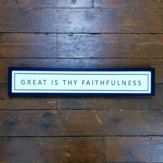 Great Is Thy Faithfulness