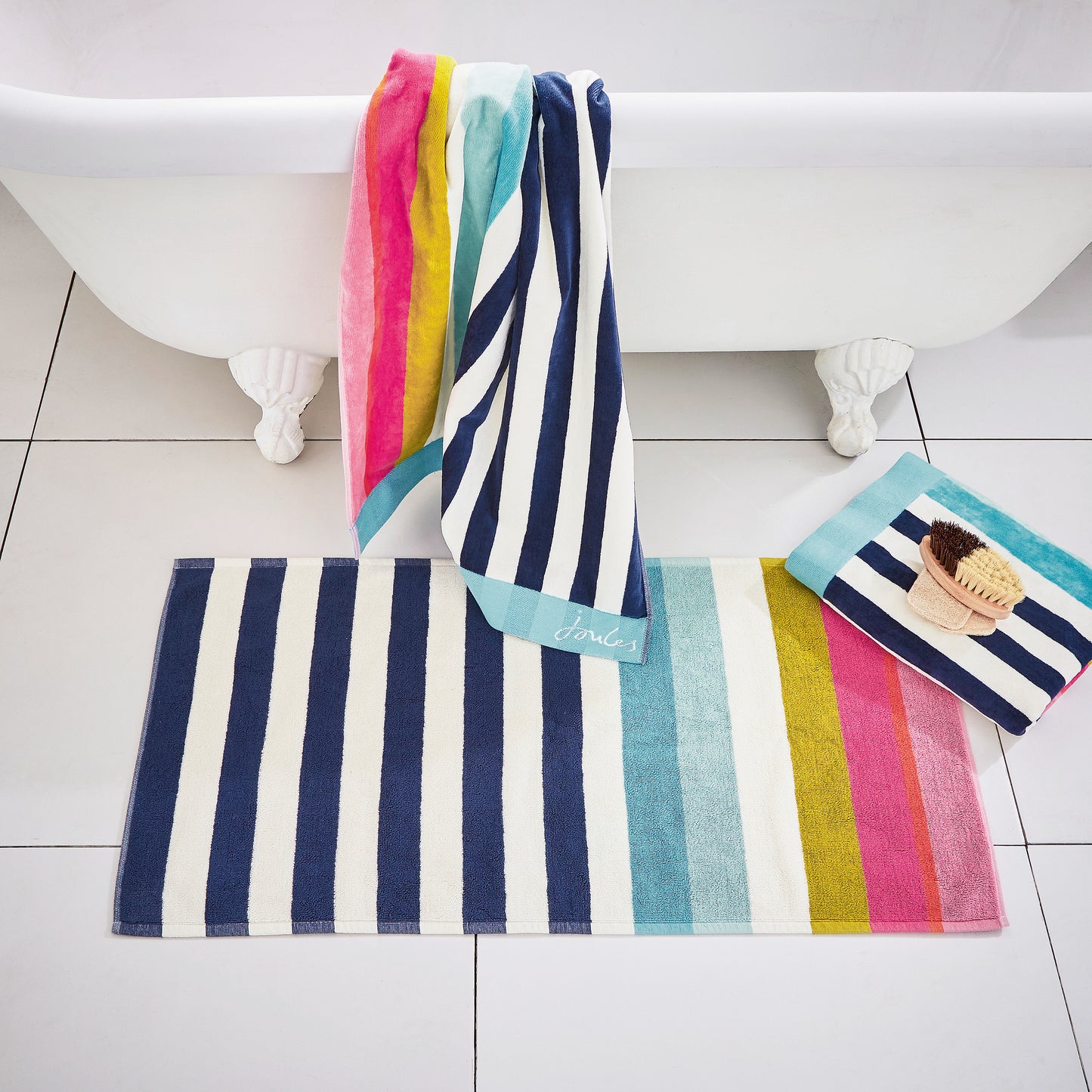 Cambridge Towels - Multi Stripe