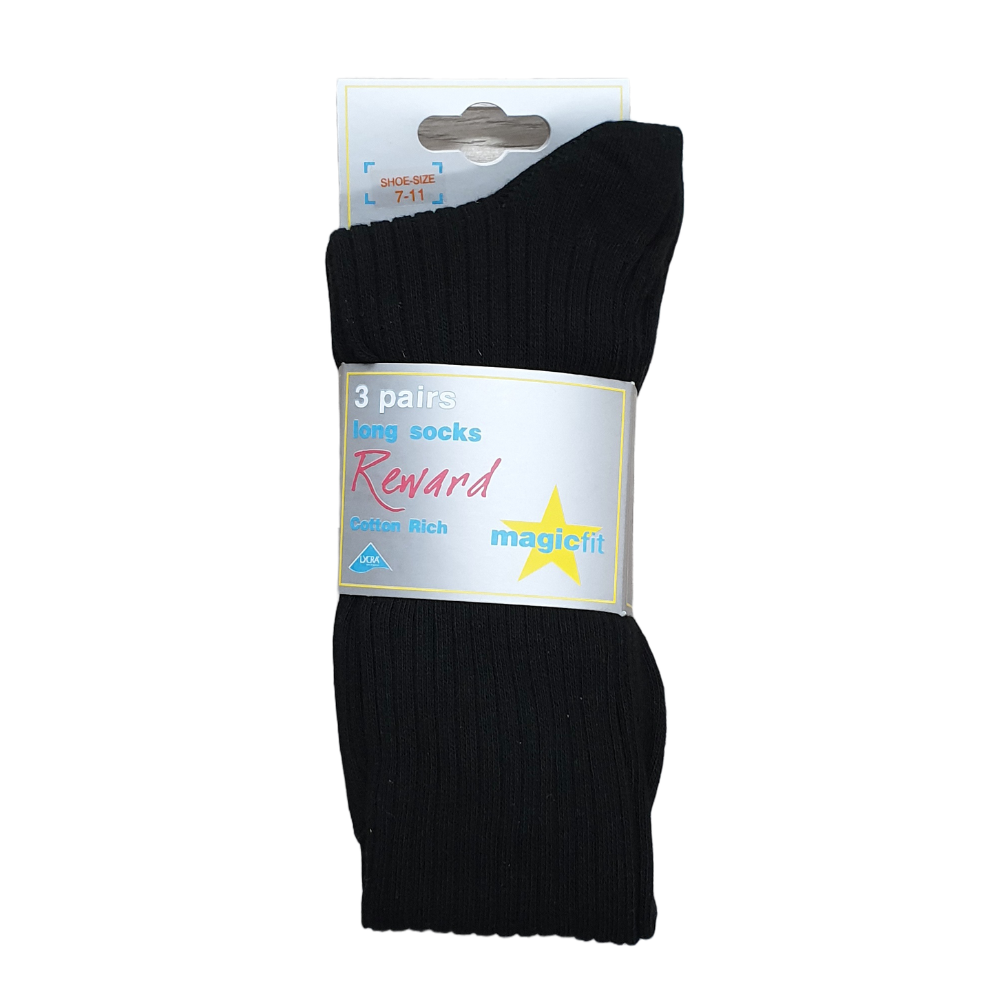 Magicfit School Socks - Long - Black (3 pack)