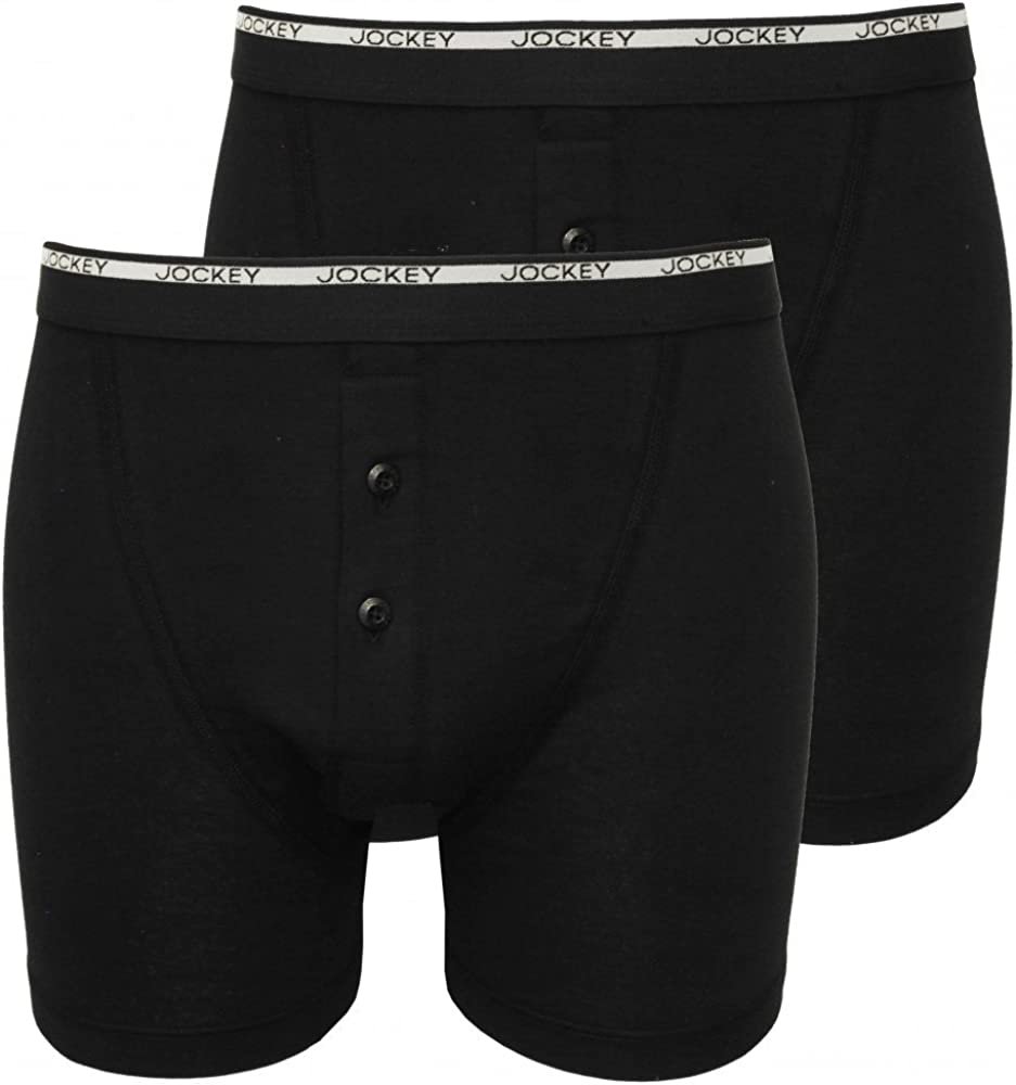 Jockey Modern Classic Boxer Trunk (2 pack) - Black (2XL)