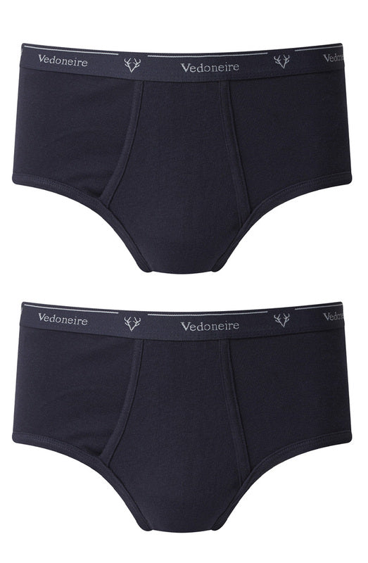 Vedoneire Cotton Fine Rib Brief (2 pack)