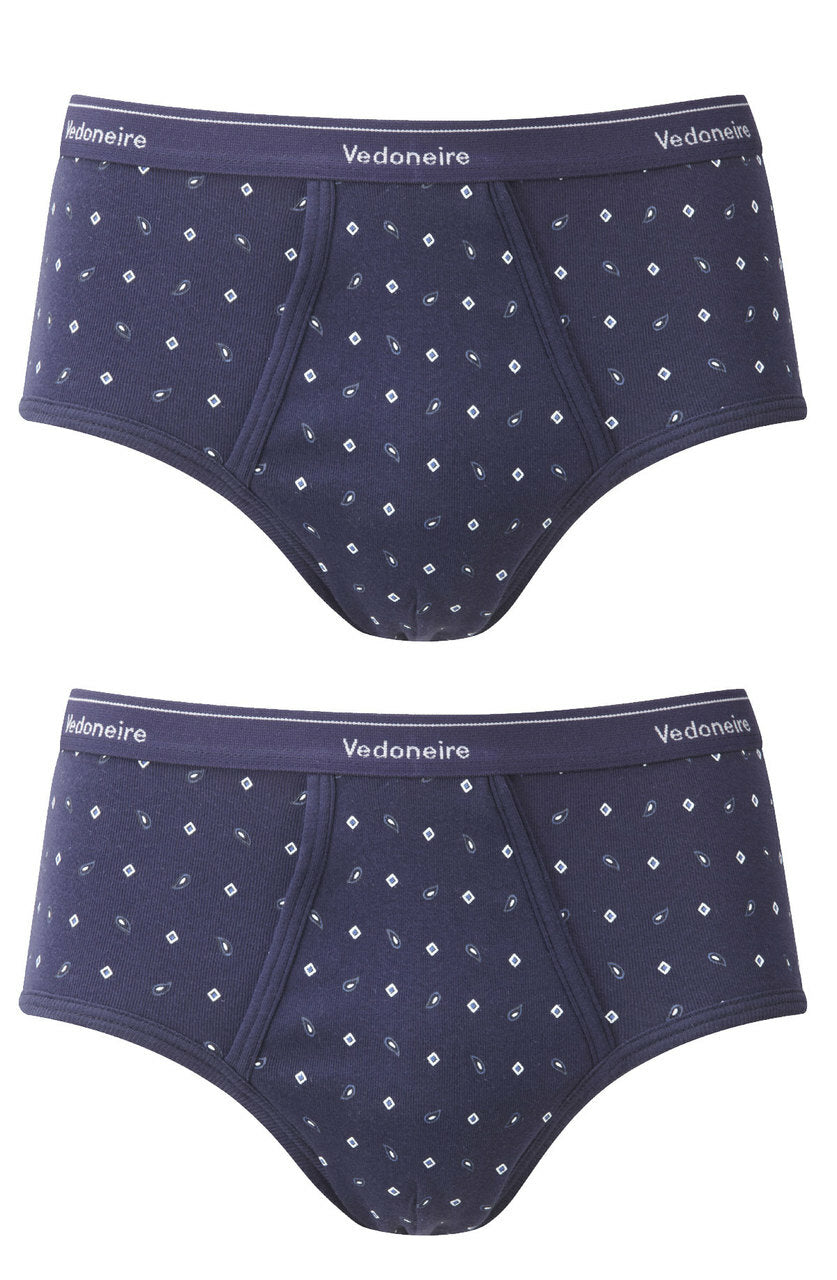 Vedoneire Cotton Fine Rib Brief (2 pack)