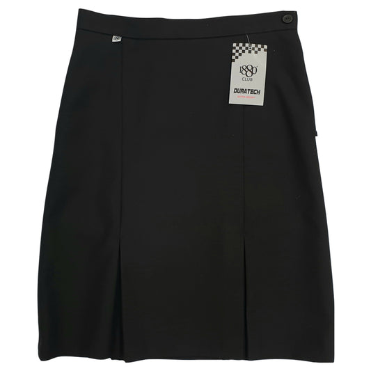 1880 Club Kick Pleat Skirt (Black)
