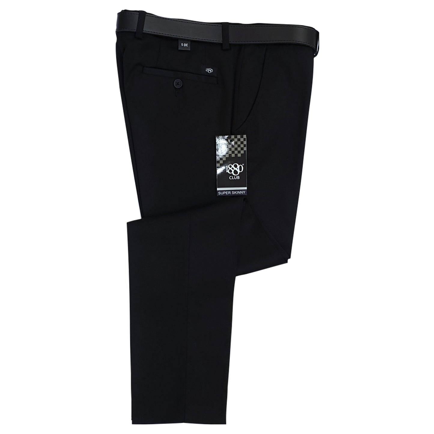 1880 Club 'Silva' Super Skinny Trousers - Black (Men's)