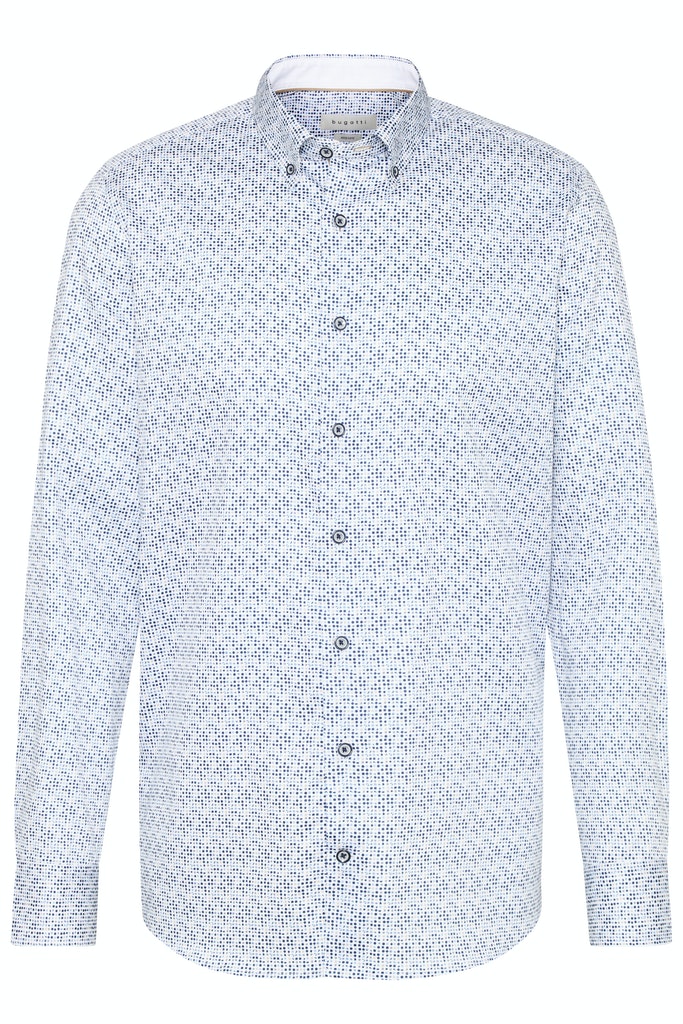 Bugatti Shirt - Blue pattern