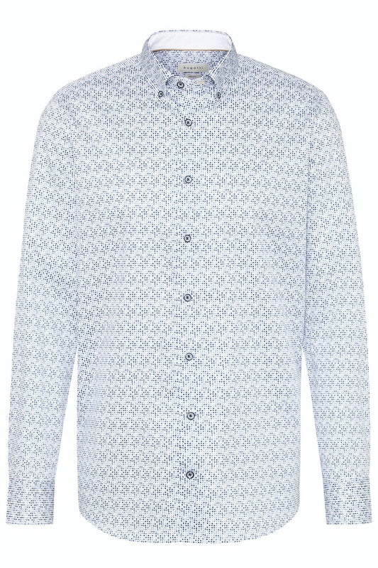 Bugatti Shirt - Blue pattern