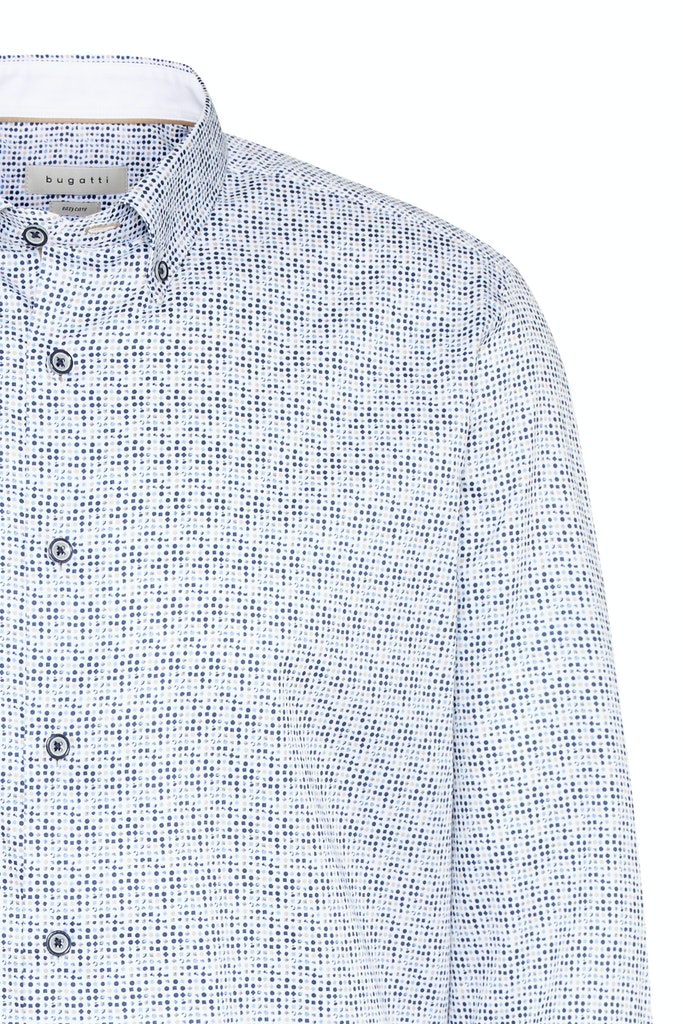 Bugatti Shirt - Blue pattern